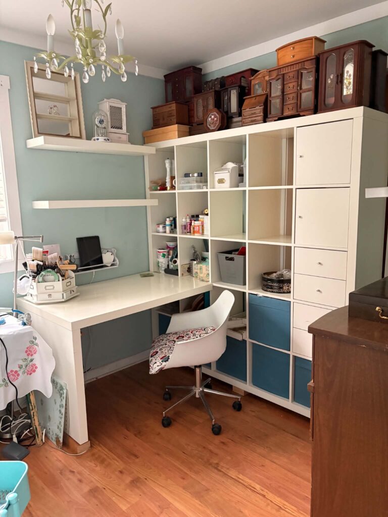 after organizing and downsizing